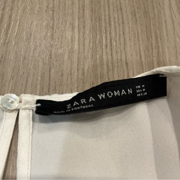 Zara white dress top size M - Picture 5 of 5